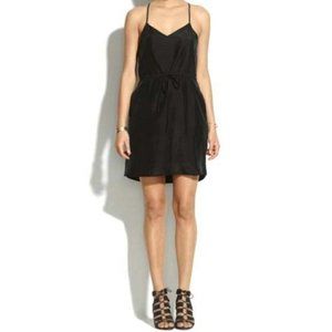 Madewell Silk Daybreak Racerback Dress